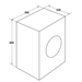 Hafele 8kg Front Loader Washing Machine