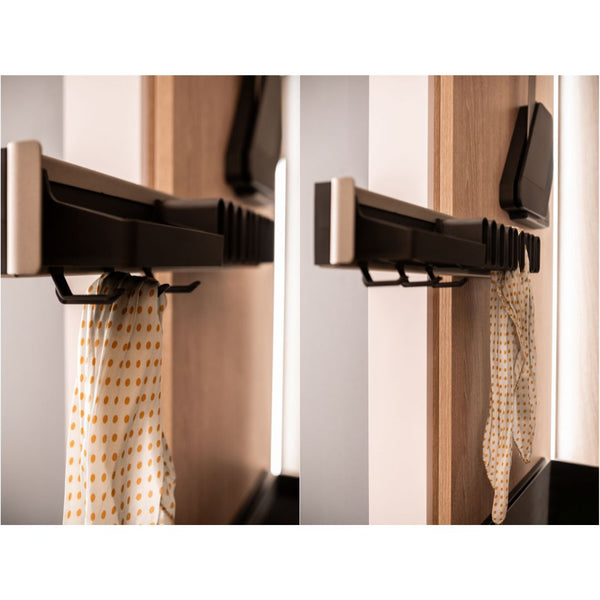 Conero Belt/Tie Pull Out with Tray Black