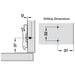 Dimensional Drawing of Cruciform Mounting Plate (SM)