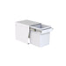 Hideaway wastebin 1 x 15L, White
