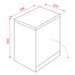 Dimensional Drawing of 60cm Freestanding dishwasher
