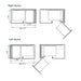 Magic Corner Drawing with Details - Kitchen Corner Cabinet Solution