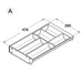 Dimensional Drawing of Drawer Insert Configuration A