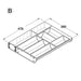 Dimensional Drawing of Drawer Insert Configuration B