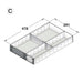 Dimensional Drawing of Drawer Insert Configuration C