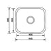 UNDERMOUNT SINGLE BOWL SINK