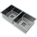 Squareline Double Bowl Sink - Linen
