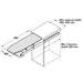 Ironfix Drawer Mounted Ironing Board.