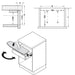 Drawings for Ironfix Lateral Drawer Mounted Ironing Board