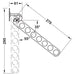 Dimensional Drawing of Coat Hanger Rail