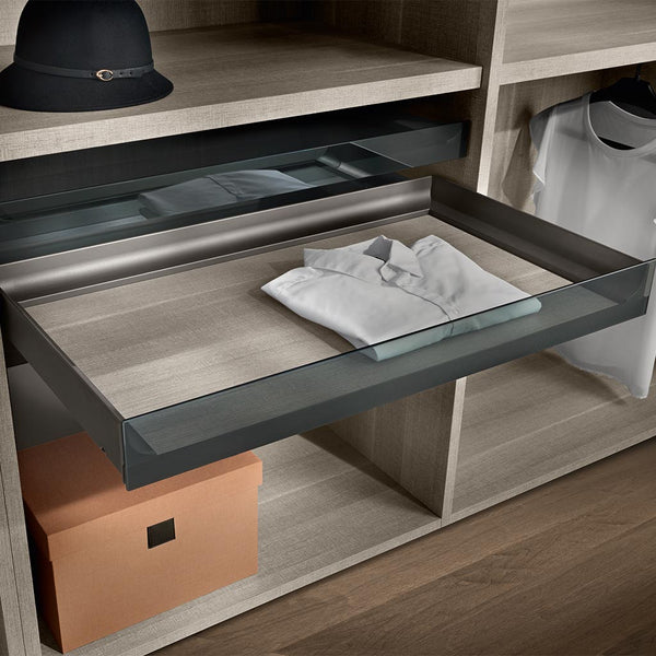 NIGHT 3 SIDED DRAWER H52 600MM WITH GLASS Hafele Home HAFELE HOME