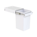 Hideaway Waste Bin Compact Soft-Close 1x20 Ltr Door Pull