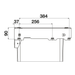Hideaway Waste Bin Compact Soft-Close 1x50 Ltr Handle Pull