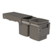 Hideaway Waste Bin Compact Soft-Close 2x13 Ltr Door Pull