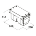 Hideaway Waste Bin Compact Soft-Close 2x13 Ltr Door Pull