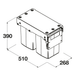 Hideaway Waste Bin Compact Soft-Close 2x16 Ltr Door Pull