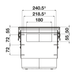 Hideaway Waste Bin Compact Soft-Close 2x15 Ltr Door Pull