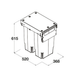 Hideaway Waste Bin Compact Soft-Close 2x35 Ltr (Door Pull)
