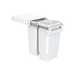 Hideaway Waste Bin Compact Soft-Close 2 x 35 Ltr (Handle Pull)
