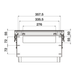 Hideaway Waste Bin, Compact Soft-Close, 2x40 Ltr, (Door Pull), Double Bin