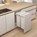 Hideaway Waste Bin, Compact Soft-Close, 2x40 Ltr, Door Pull