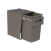 Hideaway Waste Bin Compact Soft-Close 1x20 Ltr Floor Mounted, Handle Pull