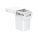Hideaway Waste Bin Compact Soft-Close 1x20 Ltr Handle Pull