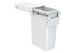 Hideaway Waste Bin Compact Soft-Close 1x40 Ltr (Door Pull)