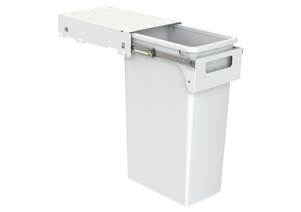 Hideaway Waste Bin Compact Soft-Close 1x40 Ltr (Handle Pull)