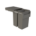 Hideaway Waste Bin, Compact Soft-Close, 2x40 Ltr, (Door Pull), Double Bin