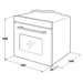 Häfele 60cm 13 Function Oven