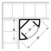 Aluminium Profile for Corner Mounting