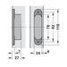 Door Hinge, AN 180 3D, Concealed, for Flush Interior Doors