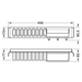 Conero Belt and Tie Rack, Fixed Black, 2 Version