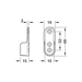 Oval Rail End Support