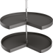 Carousel 270° Corner Unit, Rotating Tray Axle Mounted, Arena Pure