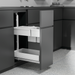 Dispensa Pull-out storage Unit, Junior Slim YouBox, Arena Pure