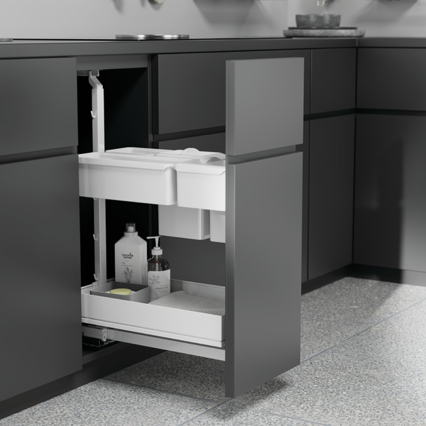 Dispensa Pull-out storage Unit, Junior Slim YouBox, Arena Pure