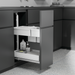 Dispensa Pull-out storage Unit, Junior Slim YouBox, Arena Pure