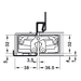 Door Hinge Concealed TE640 3D, 3D Adjustable