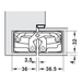 Door Hinge Concealed TE640 3D, 3D Adjustable