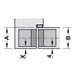 Door Hinge Concealed TE640 3D, 3D Adjustable