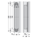 Door Hinge Concealed TE640 3D, 3D Adjustable