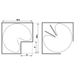 REVO 90° Corner Unit, Arena Pure