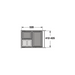 3 Pail Euro Cargo Waste Bin ST45