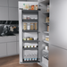 Tandem Side III Pull out Pantry Unit, Arena Pure