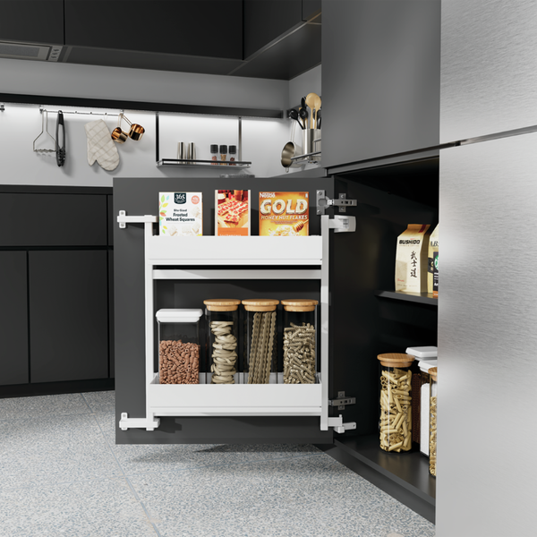 Tandem Side III Pull out Pantry Unit, Arena Pure