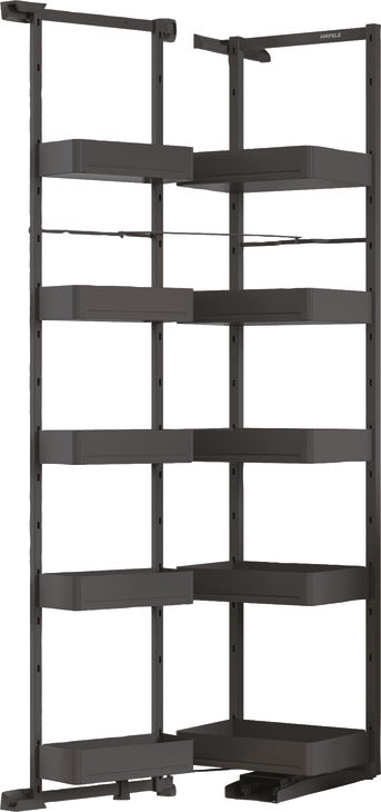 Deluxe Pantry Unit, Häfele Utensio Plus H2 - For behind hinged door