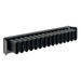Conero Belt and Tie Rack, Fixed Black, 2 Version