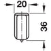 Dimensional Drawing for Extending wardrobe rail